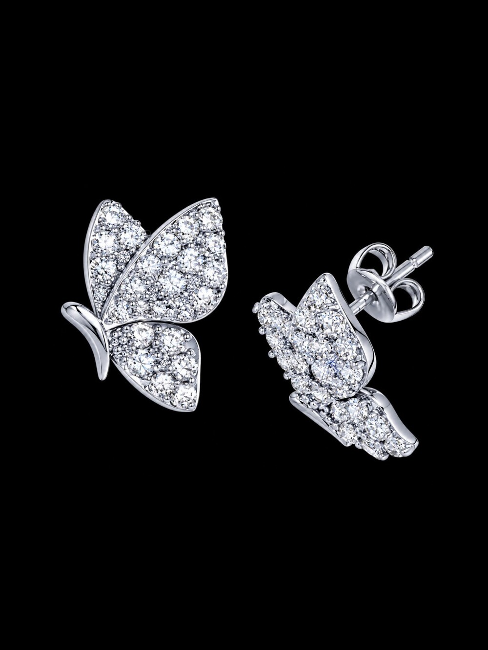 Macy's Cubic Zirconia Butterfly Stud Earrings